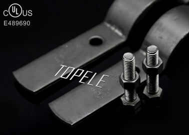 Clampes de tuyaux en acier au carbone Clampe de porte-pipe à demi-pouce - taille de 6 pouces