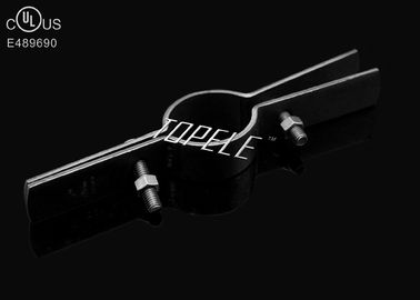 Clampes de tuyaux en acier zincées / Clampes de tuyaux à élévation noire avec certification UL Bolt