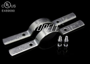 Clampes de tuyaux en acier zincées / Clampes de tuyaux à élévation noire avec certification UL Bolt