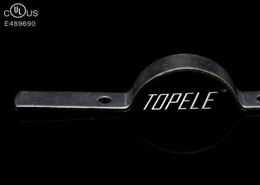 Clampes de tuyaux en acier noir zincées pour conduits de support / tubes, certificat UL