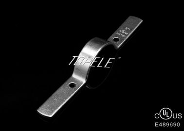 Clampes de tuyaux en acier noir zincées pour conduits de support / tubes, certificat UL