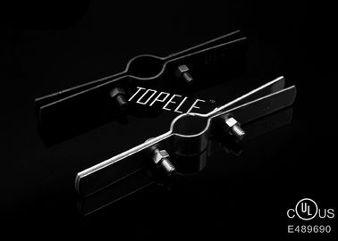 Clampes de tuyaux en acier noir zincées pour conduits de support / tubes, certificat UL