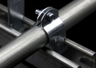 Clampes de tuyaux en acier galvanisé finition / sangles d'appui en acier inoxydable pour les conduits EMT montés