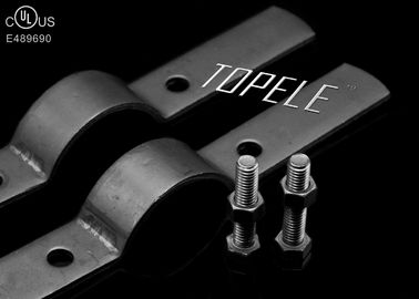 Une pince à levage galvanisée en acier durable avec boulon, porte-pipe