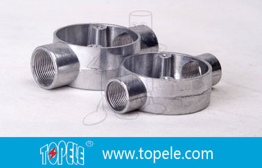 TOPELE 25 mm boîte de jonction en aluminium galvanisé à chaud / boîte de conduit métallique avec normes BS4568/