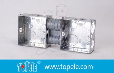 Boîtes électriques / Boîte de conduites métalliques standard britannique à deux bandes avec PVC, boîte de commutation