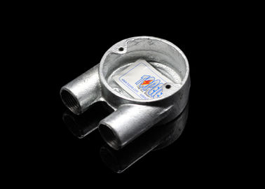 Boîte de conduites de jonction électrique gavanisée à chaud et profonde en fer malléable