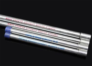 Tubes GI de conduit en acier galvanisé BS4568 électrique avec coupleur fileté, 10 pieds