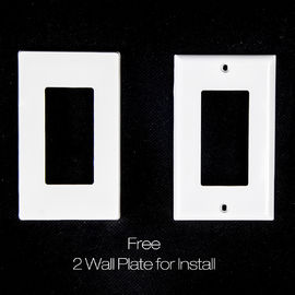 LD -U001 4.2A Chargeur USB intelligent à grande vitesse Sortie 2 ports USB avec 2 plaques murales