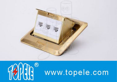 OEM sortie de prise de sol panneau carré cuivre / aluminium rond alliage POP type