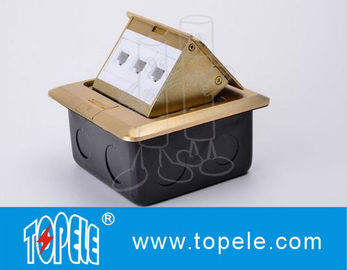 OEM sortie de prise de sol panneau carré cuivre / aluminium rond alliage POP type
