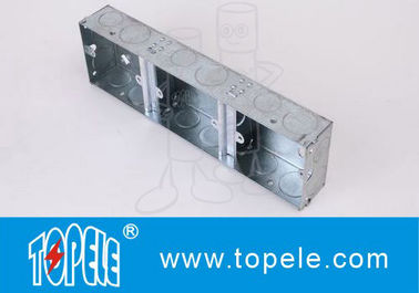 Plafond métallique boîte de sortie extérieure couvre 1 + 1 + 1 gang conduit