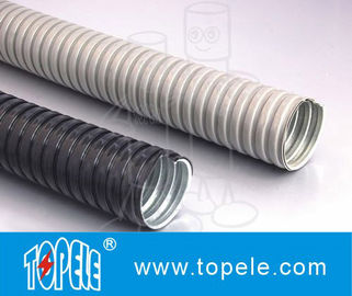 Électrique en acier galvanisé PVC conduit flexible et raccords gris