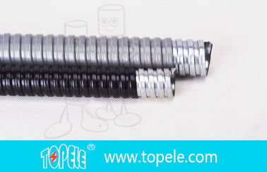 Électrique en acier galvanisé PVC conduit flexible et raccords gris