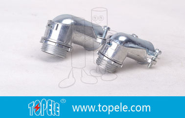 90 degrés métal zinc conduit flexible et raccords connecteurs d'angle de compression