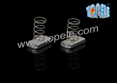 M6 M8 M10 M12 Unistrut Canal galvanisé en acier zincé Noix de ressort