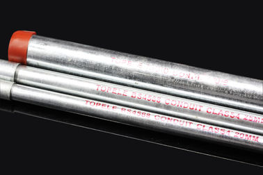 BS4568 1970 Conduite de classe 4 Tubes de conduites électriques en acier avec coupleur et bouchon
