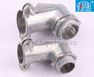 90 degrés métal zinc conduit flexible et raccords connecteurs d'angle de compression
