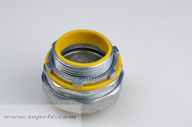 1/2&quot; - 4&quot; connecteur linéaire étanche à zinc liquide avec joints jaune / bleu