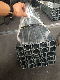 Un canal de galvanisation à chaud avec système de support de conduit de câble UL