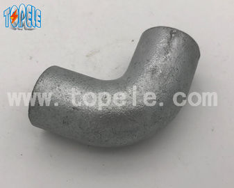 BS4568 20mm/25mm/32mm 90 degrés galvanisés en fer forgé malléable coude solide