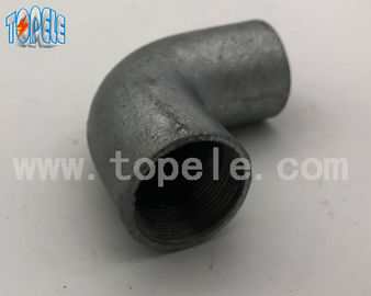 BS4568 20mm/25mm/32mm 90 degrés galvanisés en fer forgé malléable coude solide