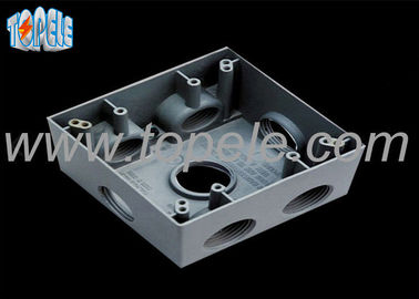 Boîte électrique en aluminium rectangulaire, boîte électrique à commutateur extérieure