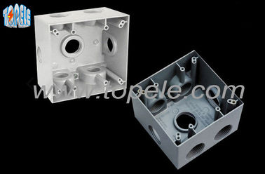 Boîte électrique en aluminium rectangulaire, boîte électrique à commutateur extérieure