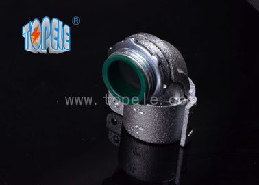 Conducteurs et raccords flexibles Connecteurs d'angle de serrage en métal zinc / connecteur de serrage en acier à 90 degrés