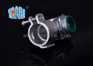 Conducteurs et raccords flexibles Connecteurs d'angle de serrage en métal zinc / connecteur de serrage en acier à 90 degrés