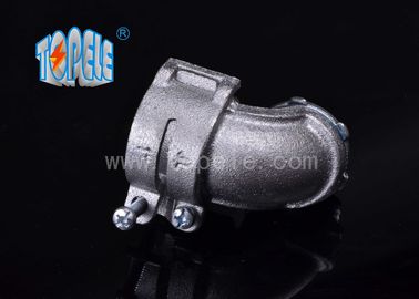 Conducteurs et raccords flexibles Connecteurs d'angle de serrage en métal zinc / connecteur de serrage en acier à 90 degrés