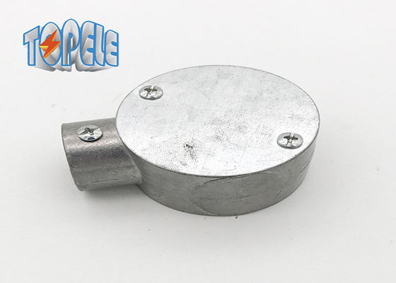 BS 31 Boîte circulaire en aluminium Gi raccords de conduits 3/4" 1" Boîte à bornes à sens unique
