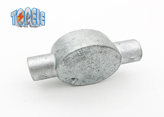 BS4568/BS 31 boîte circulaire à double voie équipement de conduit GI en fer/aluminium malléable