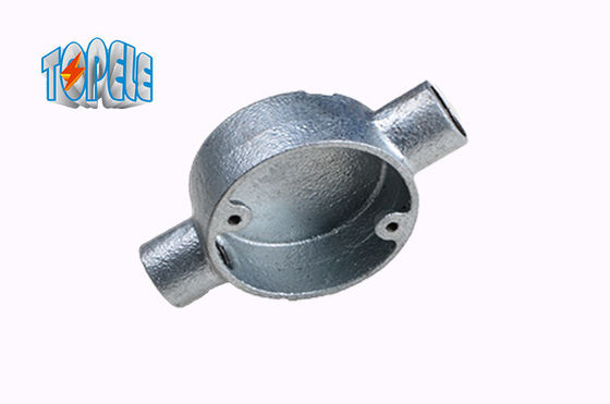 Boîte de jonction circulaire à conduit en fonte malléable BS4568