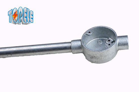 Boîte de jonction circulaire à conduit en fonte malléable BS4568