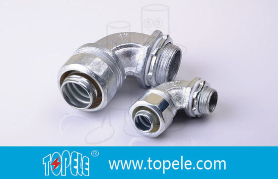 Pipe de liaison de connecteur à angle étroit liquide de 90 degrés en zinc