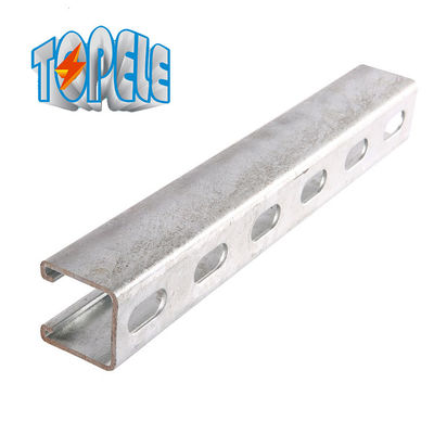 Hdg 41 x 41 mm de canaux à fente en acier inoxydable