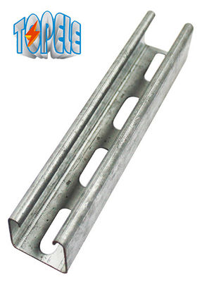 Hdg 41 x 41 mm de canaux à fente en acier inoxydable
