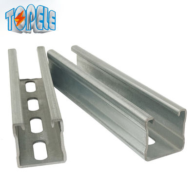 Système de support de canal à fente en acier inoxydable 41*21 mm
