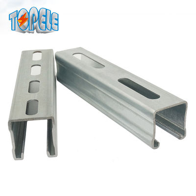 Système de support de canal à fente en acier inoxydable 41*21 mm