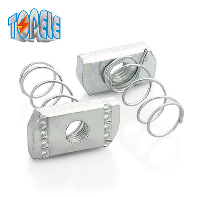 M6 M8 M10 M12 Unistrut Canal en acier plaqué au zinc
