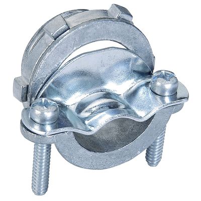 Clampe à fonderie en zinc de type connecteur de câble Romex pour fil OEM 3/4 &quot;