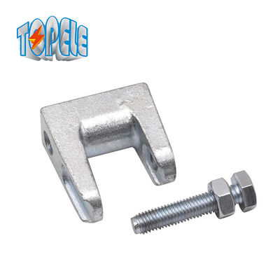 Clampes à poutres à unistrut galvanisées en fer malléable enduites de zinc