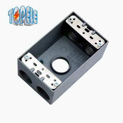 1 gang 3 trous 3/4 pouces IP67 boîtes électriques résistantes aux intempéries