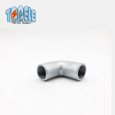 Bs solide galvanisé 25 mm 90 degrés conduit coude
