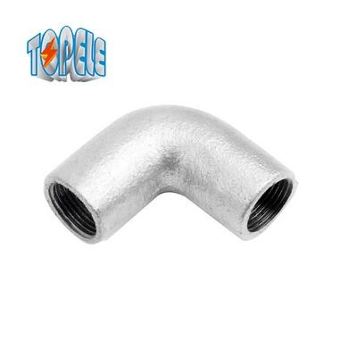 Bs solide galvanisé 25 mm 90 degrés conduit coude