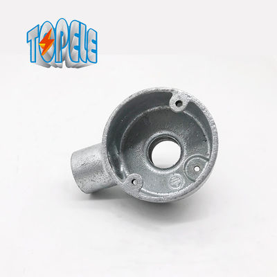 Boîte à boucle électrique galvanisée en fer pliable à 1 trou