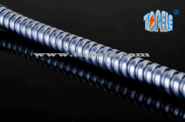 Électrique en acier galvanisé PVC conduit flexible et raccords gris