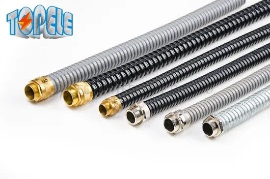 Armatures de conduites métalliques en laiton flexibles de type long court
