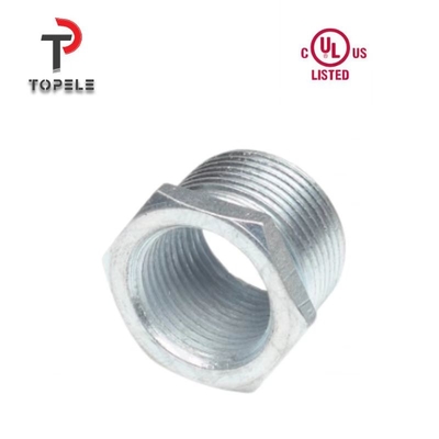 Réducteur métrique à filetage de tubes métalliques électriques SS304 SS316